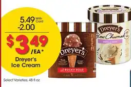 Ralphs Dreyer's Ice Cream offer