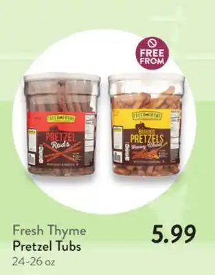 Fresh Thyme Fresh Thyme Pretzel Tubs offer