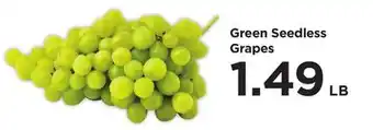 Food 4 Less Green Seedless Grapes offer