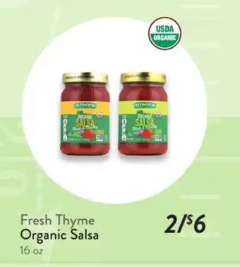 Fresh Thyme Fresh Thyme Organic Salsa offer