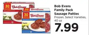 Food 4 Less Bob Evans Family Pack Sausage Patties offer