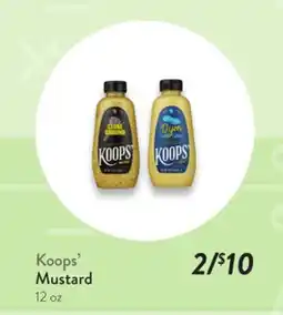 Fresh Thyme Mustard Koops offer