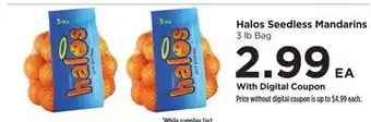 Food 4 Less Halos Seedless Mandarins offer