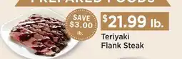 Heinen's Teriyaki Flank Steak offer