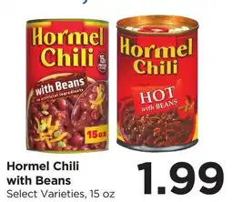 Food 4 Less Hormel Chili with Beans offer