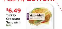 Heinen's Turkey Croissant Sandwich offer