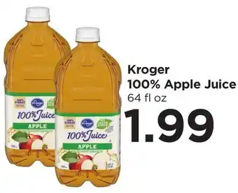 Food 4 Less Kroger 100% Apple Juice offer