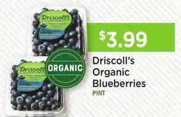 Heinen's Driscoll's Organic Blueberries offer