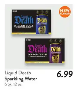 Fresh Thyme Liquid Death Sparkling Water offer