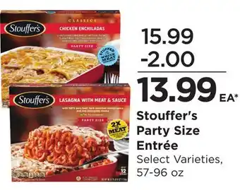 Food 4 Less Stouffer's Party Size Entrée offer