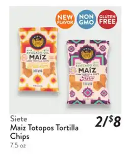 Fresh Thyme Maiz Totopos Tortilla Chips offer