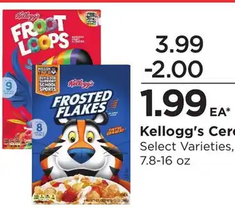 Food 4 Less Kellogg's Cereal offer