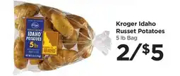 Food 4 Less Kroger Idaho Russet Potatoes offer