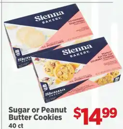 Gordon Food Services Sugar or Peanut Butter Cookies offer