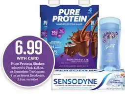 Mariano's Pure Protein Shakes offer