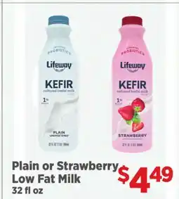 Gordon Food Services Plain or Strawberry Low Fat Milk offer