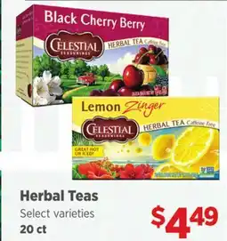 Gordon Food Services Herbal Teas offer