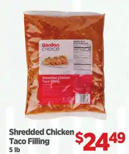 Gordon Food Services Gordon Choice Shredded Chicken Taco Filling offer