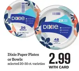 Mariano's Dixie Paper Plates or Bowls offer