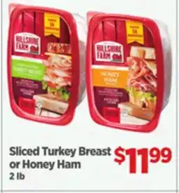 Gordon Food Services Sliced Turkey Breast or Honey Ham offer