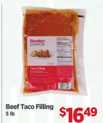 Gordon Food Services Beef Taco Filling offer