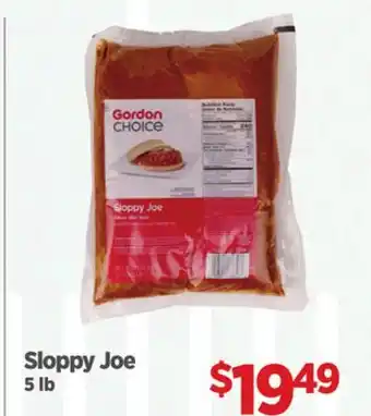 Gordon Food Services Sloppy Joe offer