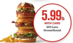 Mariano's 85% Lean Ground Round offer