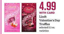 Mariano's Lindt Valentine's Day Truffles offer