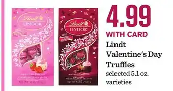 Mariano's Lindt Valentine's Day Truffles offer