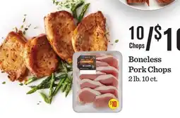 Mariano's Boneless Pork Chops offer