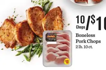 Mariano's Boneless Pork Chops offer