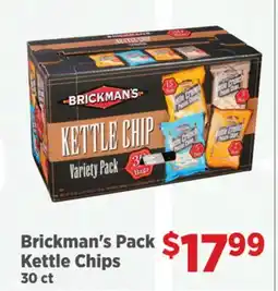 Gordon Food Services Brickman's Pack Kettle Chips offer