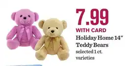 Mariano's Holiday Home 14 Teddy Bears offer