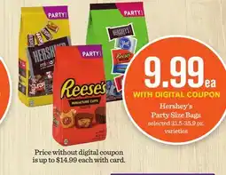 Mariano's Hershey's Party Size Bags offer