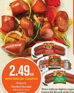 Mariano's Eckrich Smoked Sausage offer