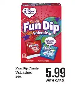 Mariano's Fun Dip Candy Valentines offer