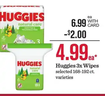 Mariano's Huggies 3x Wipes offer