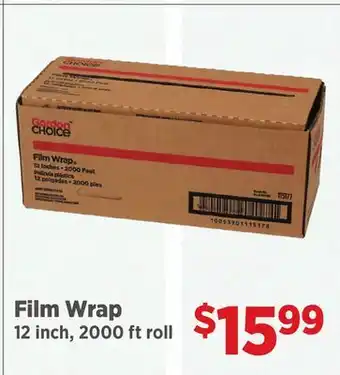 Gordon Food Services Film Wrap offer