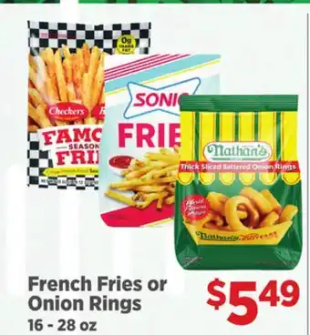 Gordon Food Services French Fries or Onion Rings offer