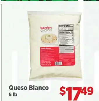 Gordon Food Services Gordon Choice Queso Blanco offer