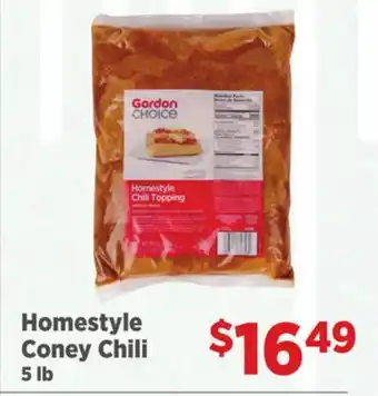 Gordon Food Services Homestyle Coney Chili offer