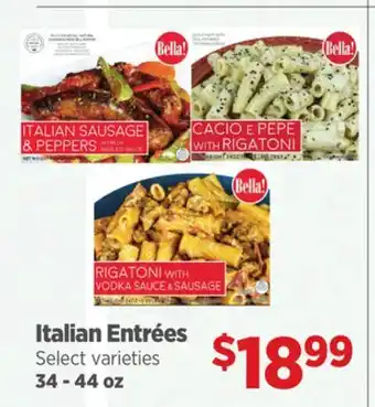 Gordon Food Services Italian Entrées offer