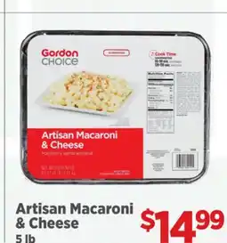 Gordon Food Services Artisan Macaroni & Cheese offer