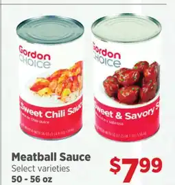 Gordon Food Services Gordon Choice Meatball Sauce offer