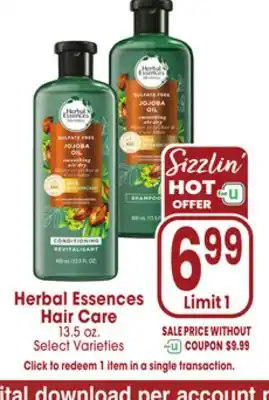 Jewel-Osco Herbal Essences Hair Care offer