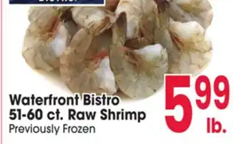 Jewel-Osco Waterfront Bistro 51-60 ct. Raw Shrimp offer