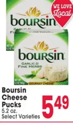 Jewel-Osco Boursin Cheese Pucks offer