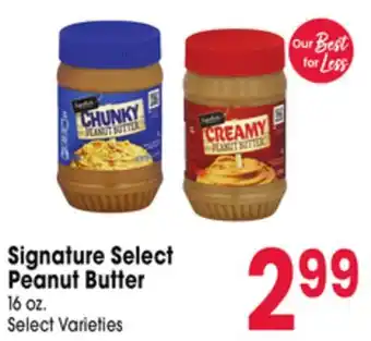 Jewel-Osco Signature Select Peanut Butter offer