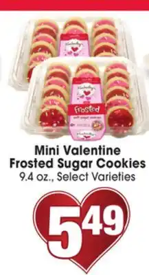 Jewel-Osco Mini Valentine Frosted Sugar Cookies offer