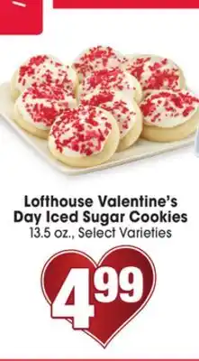 Jewel-Osco Lofthouse Valentine's Day Iced Sugar Cookies offer